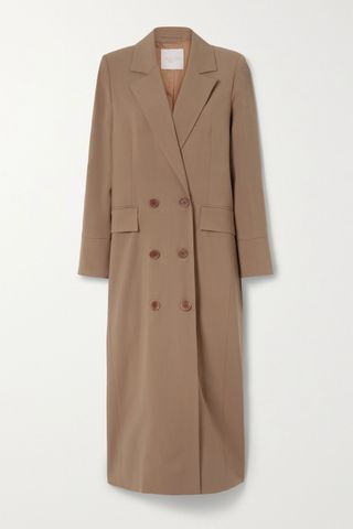 Envelope1976 + Gala Double-Breasted Wool-Gabardine Coat