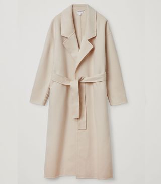 COS + Wool Mix Relaxed Belted Coat
