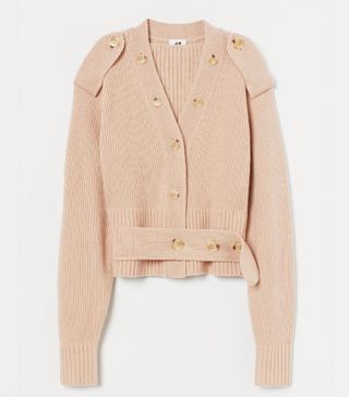 H&M + Knitted Wool-Blend Cardigan