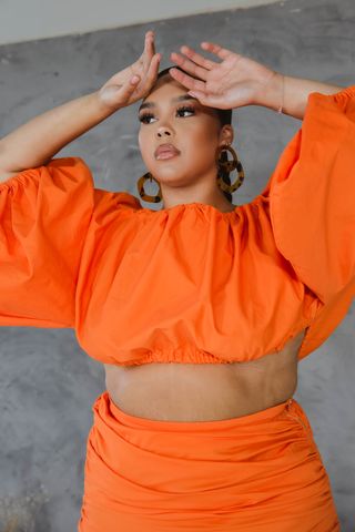 Kai Collective + Amanda Top Orange