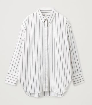 COS + Organic Cotton Oversized Striped Shirt