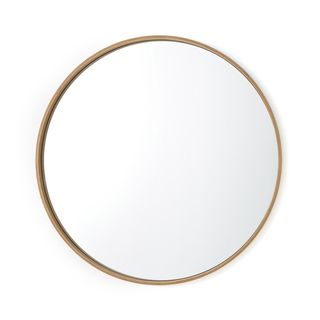 La Redoute + ALARIA Round Oak-effect Mirror