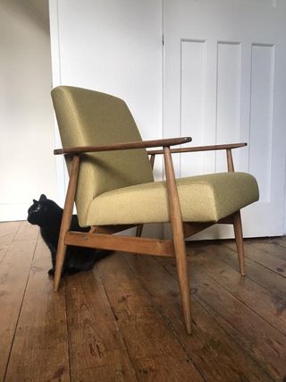 Vintage + Mid Century Armchair Fox Lis From the 60s 70s