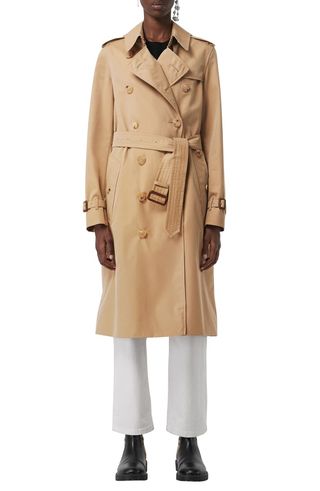 Burberry + Kensington Long Trench Coat