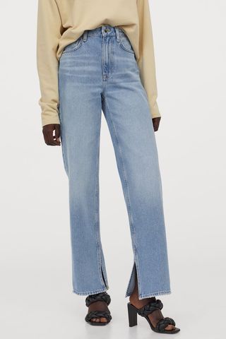 H&M + Straight High Jeans