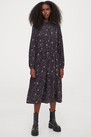 H&M + Drawstring Shirt Dress