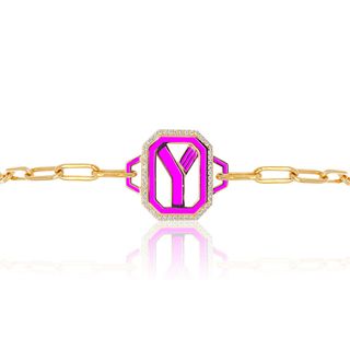 Colette Jewelry + Gatsby Initial Bracelet - Fifteen Colors