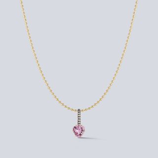 Jemma Wynne + Prive Pink Sapphire and Diamond Charm