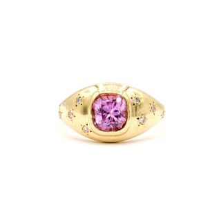 Octavia Elizabeth + Pink Sapphire Imogen Ring