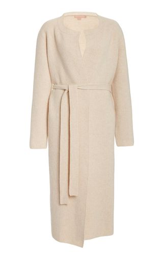 Brock Collection + Belted Wool-Cashmere Cardigan