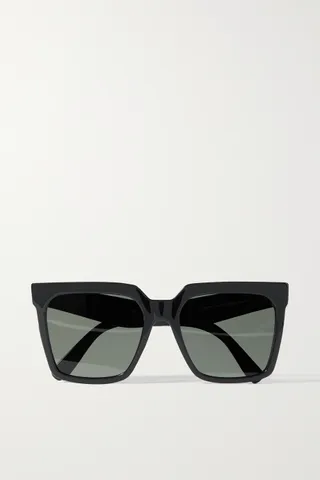Celine + Oversized Square-Frame Acetate Sunglasses