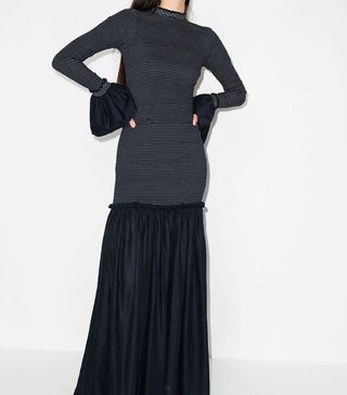 Escvdo + Tsuma Crochet Smocked Dress