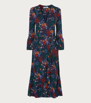 L.K.Bennett + Vika Floral Print Wrap Dress