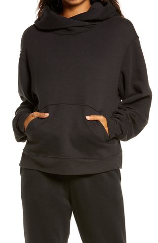 Zella + Cali Fleece Hooded Sweatshirt
