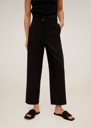 Mango + Suit Cropped Trousers