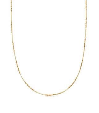 Missoma + Gold Long Isa Twisted Chain Necklace