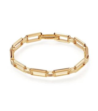 Missoma + Gold Bevelled Chain Bracelet