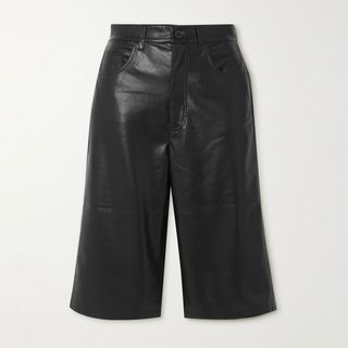 Nanushka + Nampeyo Vegan Leather Shorts