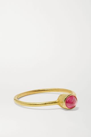 Pippa Small + + Net Sustain 18-Karat Gold Spinel Ring
