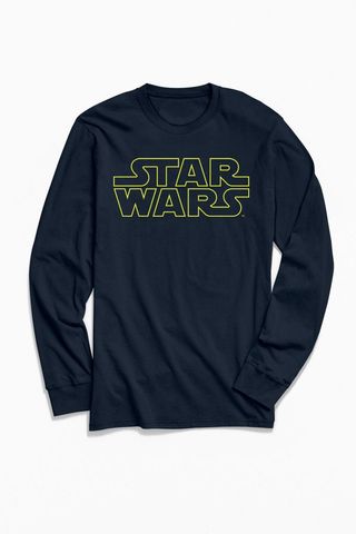 Urban Outfitters + Star Wars Classic Logo Long Sleeve Tee