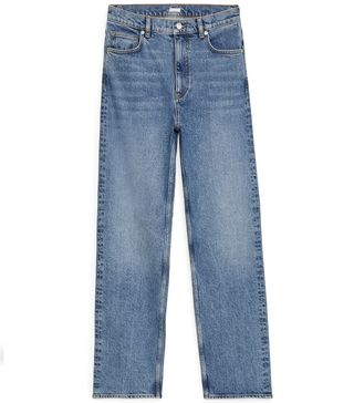 Arket + Straight High-Waist Jeans