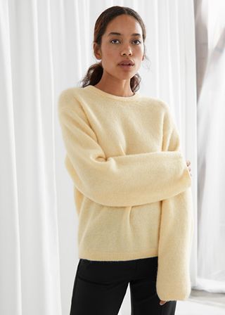 & Other Stories + Fuzzy Wool Blend Sweater