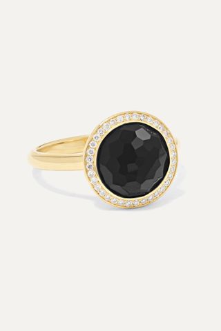 Ippolita + Lollipop 18-Karat Gold, Onyx and Diamond Ring