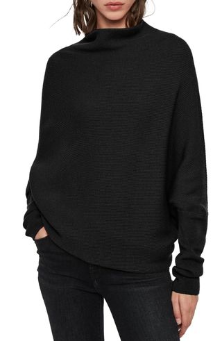 Allsaints + Ridley Funnel Neck Wool & Cashmere Sweater