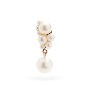 Sophie Bille Brahe + Petite Corail Pearl & 14kt Gold Single Earring