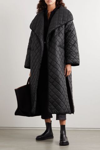 Totême + Annecy Oversized Quilted Padded Shell Coat