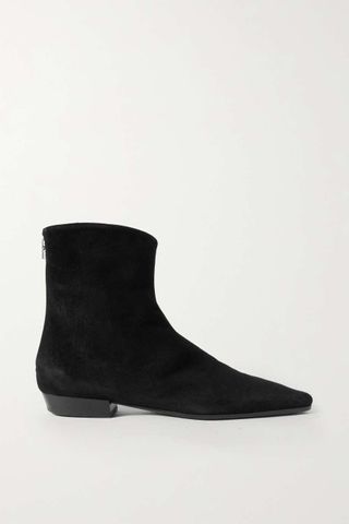 Totême + The Western Suede Ankle Boots