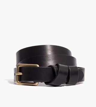 Madewell + Leather Crisscross Skinny Belt