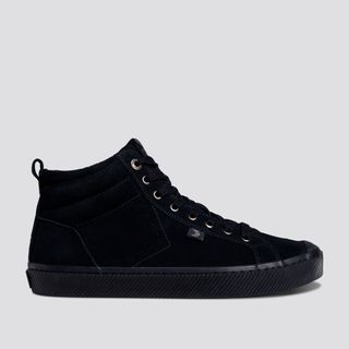 Cariuma + Triple Black Suede Sneakers