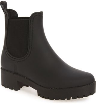 Jeffrey Campbell + Cloudy Waterproof Chelsea Rain Boot