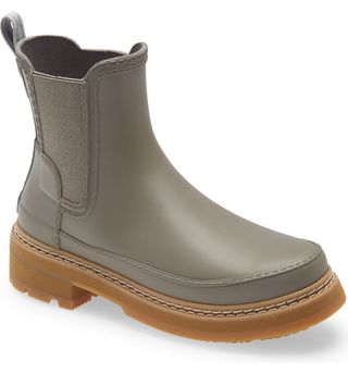 Hunter + Refined Stitch Waterproof Chelsea Boot