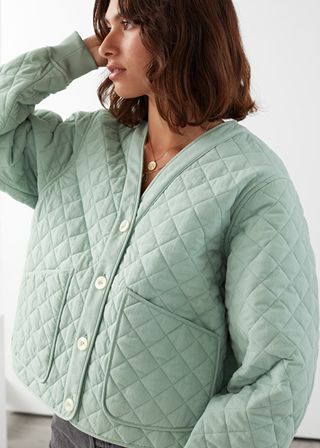 & Other Stories + Boxy Quilted Jacket