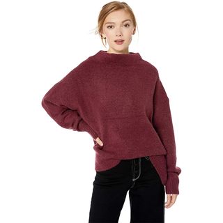 Cable Stitch + Mock Neck Cozy Sweater