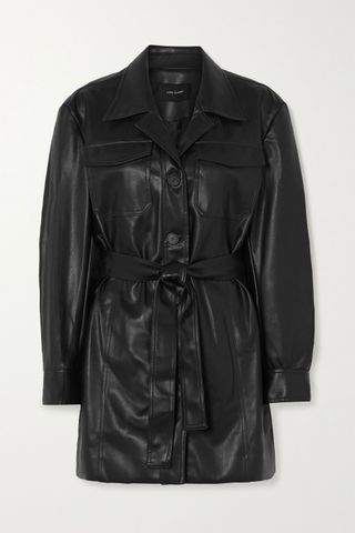 Low Classic + Belted Faux Leather Shirt