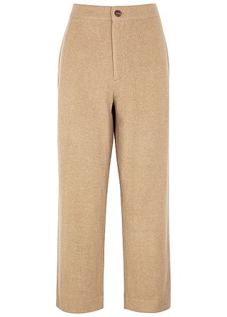 Vince + Camel Cropped Straight-Leg Trousers