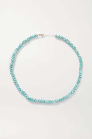 Jia Jia + Gold Amazonite Necklace
