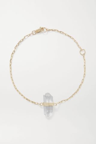 Jia Jia + 14-Karat Gold Quartz Bracelet