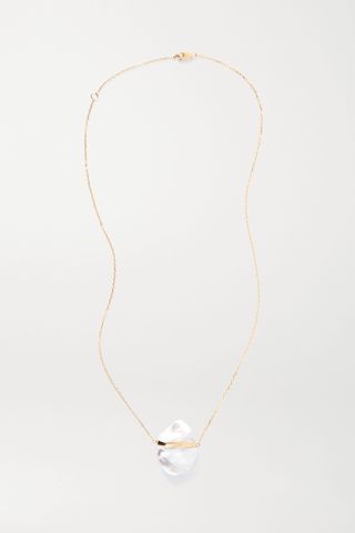 Jia Jia + 14-Karat Gold Pearl Necklace