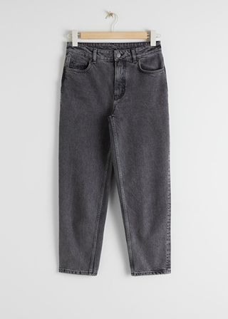 & Other Stories + Tapered Cropped High Waist Jeans