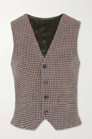 Giuliva Heritage + The Andrea Houndstooth Wool Vest