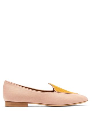 Le Monde Beryl + Venetian Linen Slipper Shoes