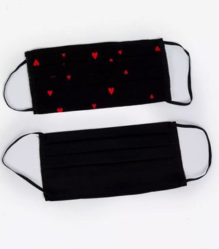 Dorothy Perkins + Black Heart and Plain Black 2 Pack Reusable Face Coverings