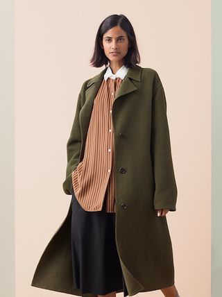 Uniqlo + Double Face Belted Coat