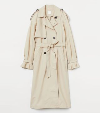 H&M + Double-Breasted Trenchcoat