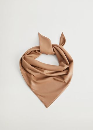 Mango + Faux Leather Scarf - Women | Mango Usa