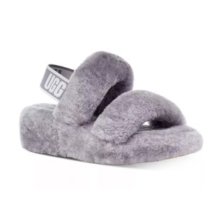 Ugg + Oh Yeah Shearling Slingback Slippers